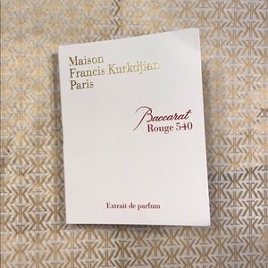 Maison Francis Kurkdjian Baccarat Rouge 540 Extrait de Parfum 2 ml Sample